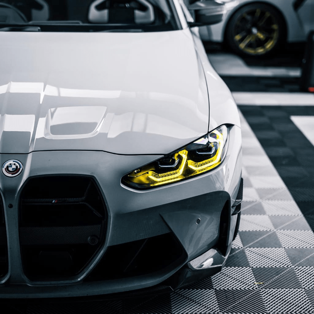 BMW 4 Series (G22/G23) CSL Yellow DRL Headlight Module Replacements - EXL Design DRLs