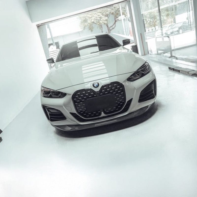 BMW 4 Series (G22/G23) M Performance Style Carbon Fibre Front Lip Spoiler - Twenty Two Tuning Front Lip
