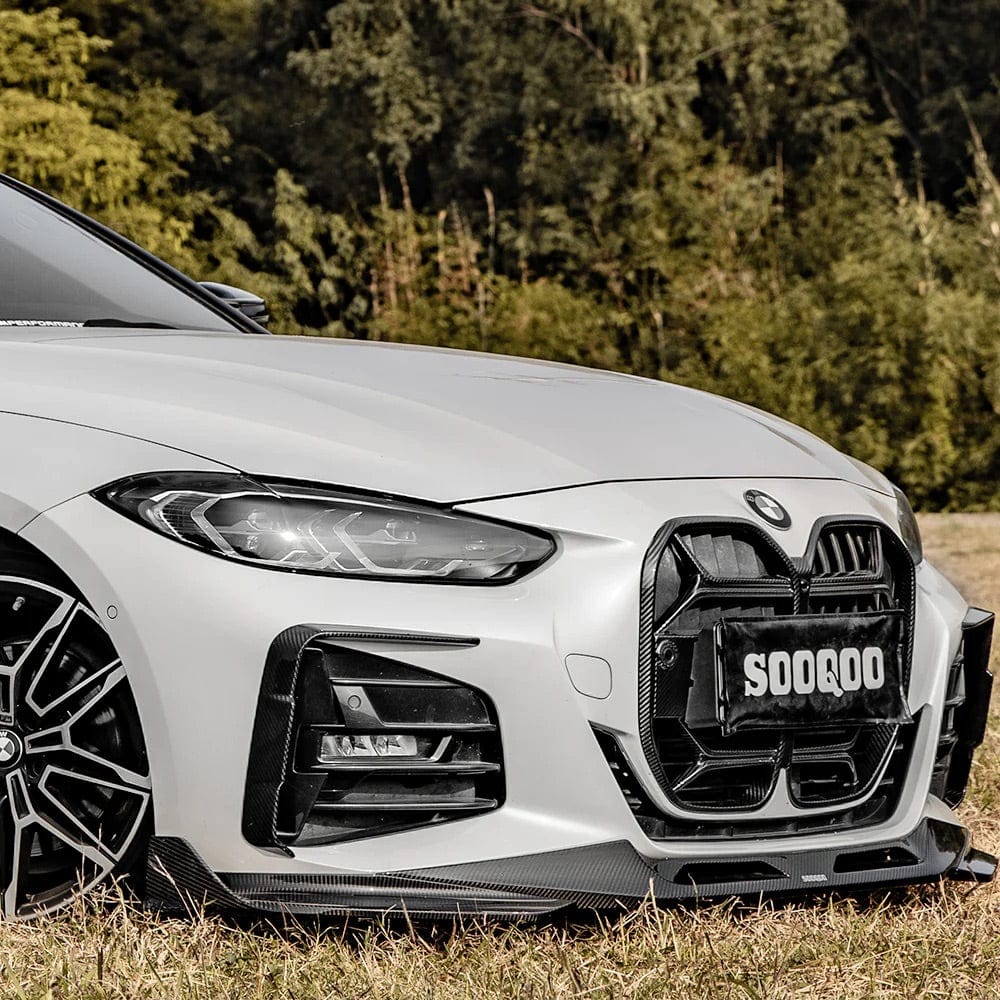 SOOQOO Carbon Fiber Full Kit Compatible with BMW 4 Series (G22/G23)
