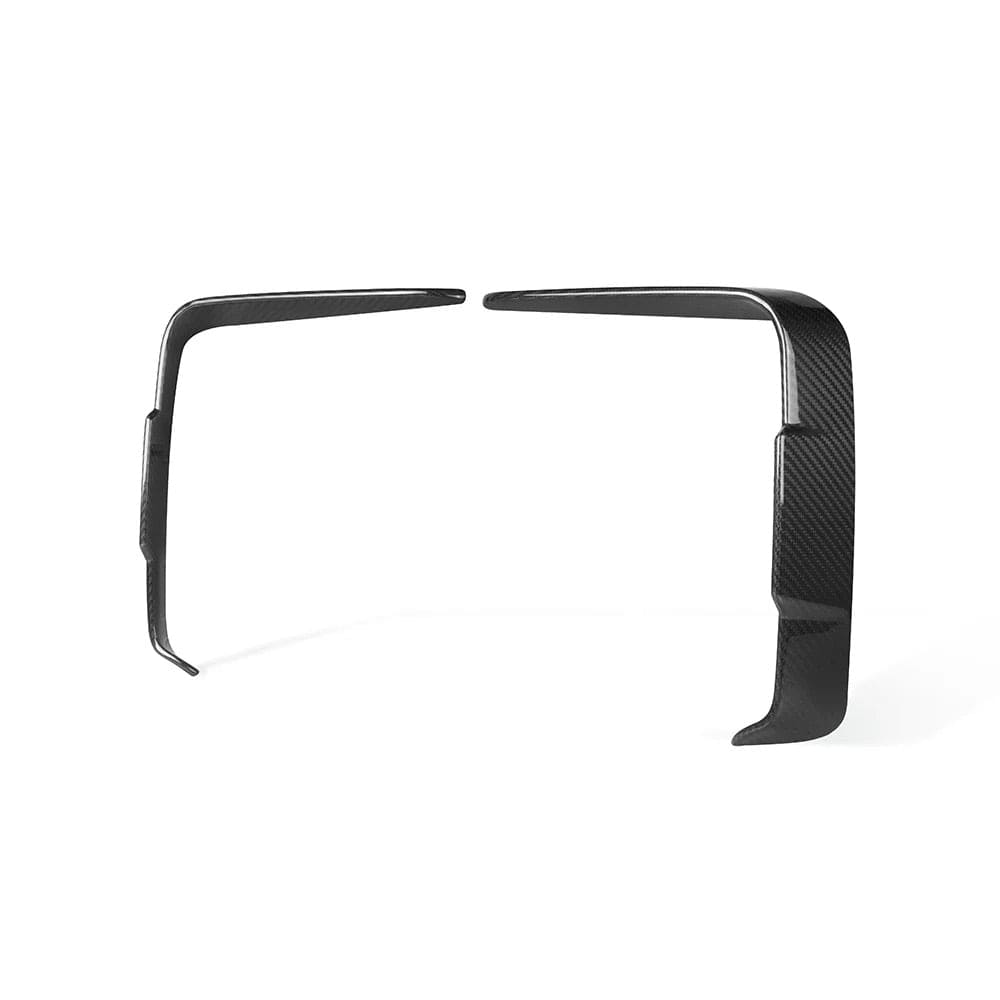 BMW 4 Series (G22/G23) SOOQOO Carbon Fibre Front Vent Trim Surrounds - SOOQOO Front Canards/Bumper Inserts