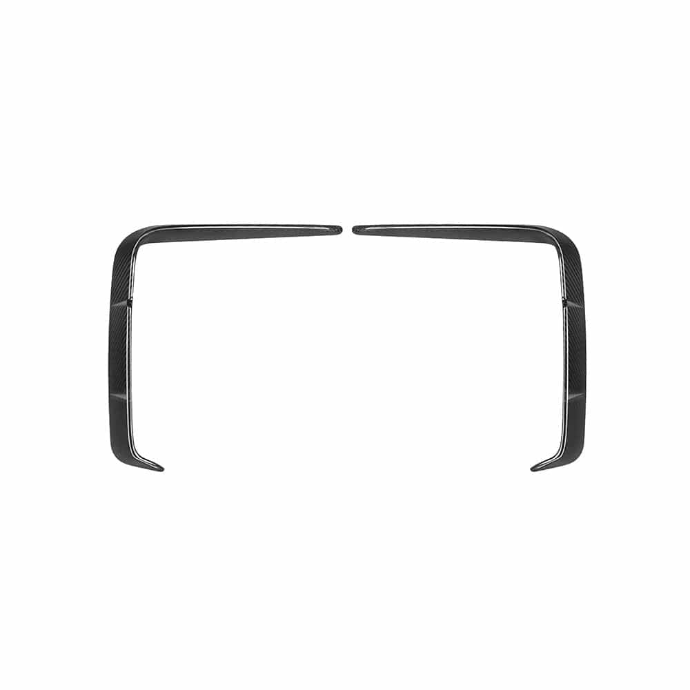 BMW 4 Series (G22/G23) SOOQOO Carbon Fibre Front Vent Trim Surrounds - SOOQOO Front Canards/Bumper Inserts