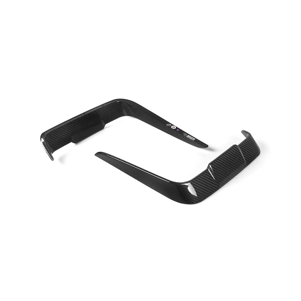 BMW 4 Series (G22/G23) SOOQOO Carbon Fibre Front Vent Trim Surrounds - SOOQOO Front Canards/Bumper Inserts