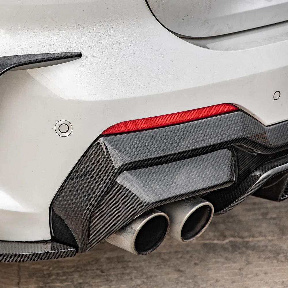 BMW 4 Series (G22/G23) SOOQOO Carbon Fibre Rear Diffuser - SOOQOO Rear Diffuser
