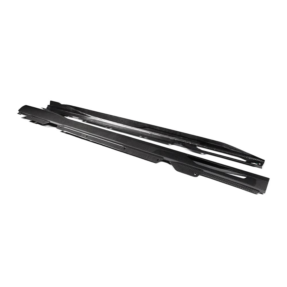 BMW 4 Series (G26) SOOQOO Carbon Fibre Side Skirt Extensions - SOOQOO Side Skirts