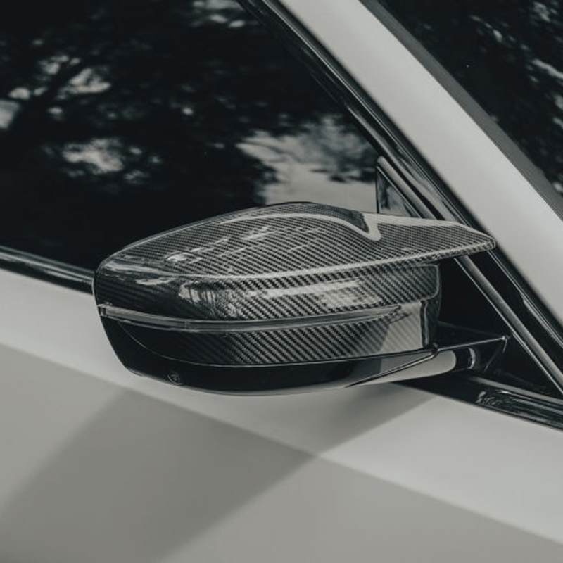 BMW 4 Series/I4 (G22/G23/G26) M Performance Style Carbon Fiber Mirror Covers - Twenty Two Tuning Mirror Covers