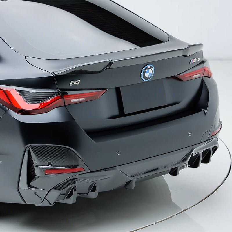 BMW 4 Series/I4 M50 (G26) M Performance Style Carbon Fiber Rear Spoiler - Twenty Two Tuning Rear Spoiler