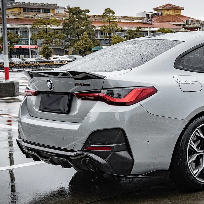 BMW 4 Series/I4 M50 (G26) M Performance Style Carbon Fiber Rear Spoiler - Twenty Two Tuning Rear Spoiler