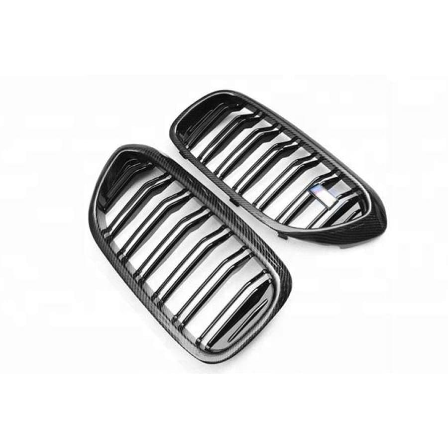 BMW 5 Series (G30/G31) M Style Carbon Fibre Front Grilles - Twenty Two Tuning Front Grille
