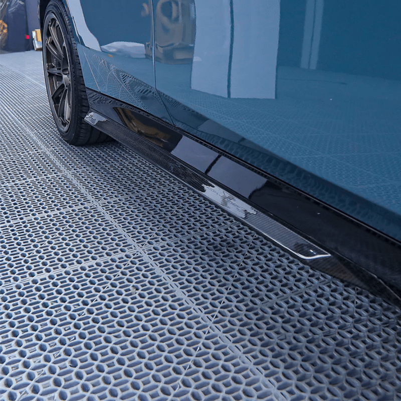BMW 5 Series (G60/G61) M Performance Style Carbon Fibre Side Skirt Extensions - Twenty Two Tuning Side Skirts