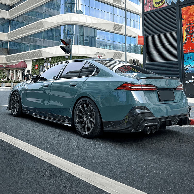 BMW 5 Series (G60) TAKD Style Carbon Fibre Side Skirts - Twenty Two Tuning Side Skirts