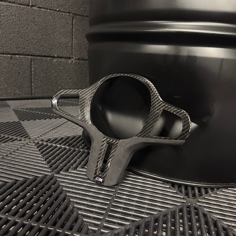 BMW 7 Series (G11/G12) M Performance Style Carbon Fibre Steering Wheel Trim Replacement - Twenty Two Tuning Interior Parts & Accessories