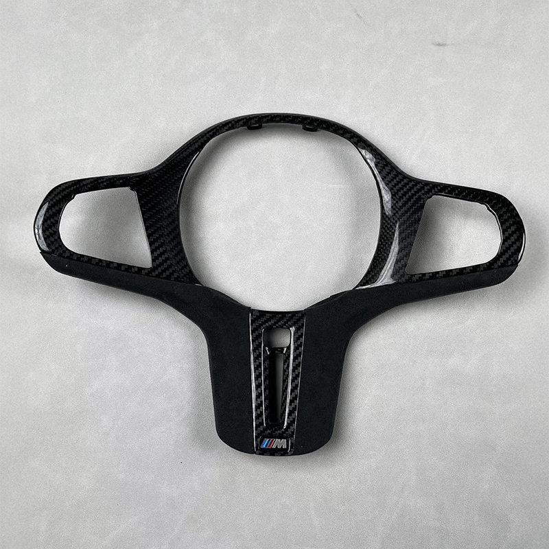 BMW 7 Series (G11/G12) M Performance Style Carbon Fibre Steering Wheel Trim Replacement - Twenty Two Tuning Interior Parts & Accessories