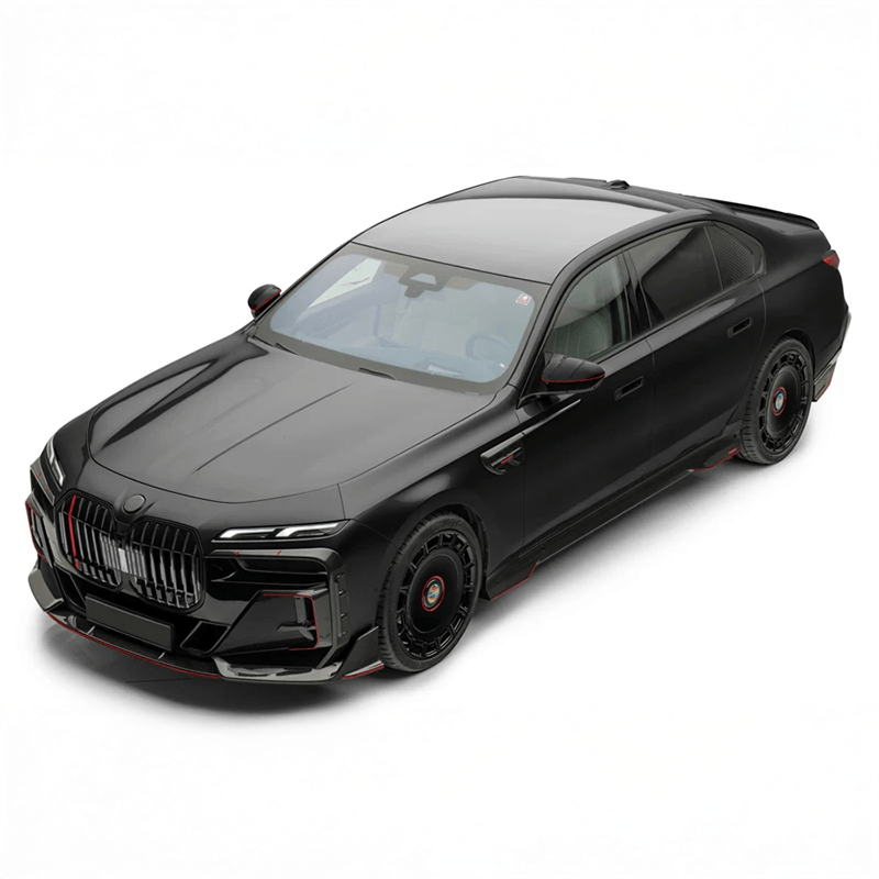 BMW 7 Series/I7 (G70) Mansory Style Carbon Fiber Front Lip Spoiler - Twenty Two Tuning Front Lip