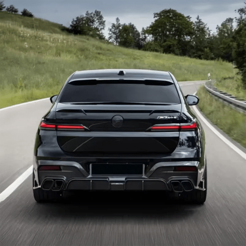 BMW 7 Series/I7 (G70) Mansory Style Carbon Fiber Rear Trunk Spoiler - Twenty Two Tuning Rear Spoiler