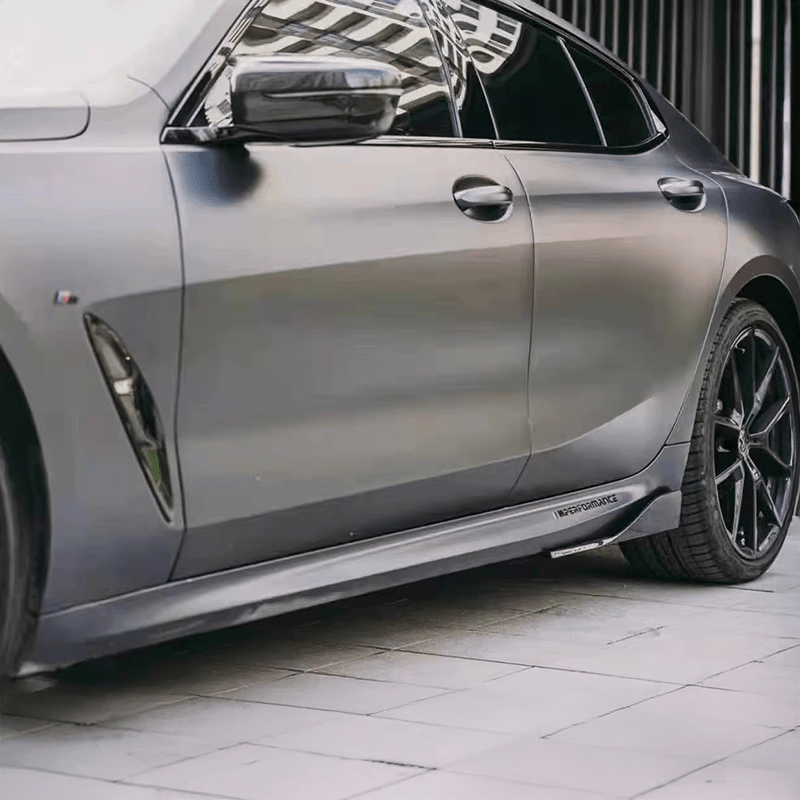 BMW 8 Series (G14/G15/G16) AC SCHNITZER Style Carbon Fibre Side Skirts - Twenty Two Tuning Side Skirts