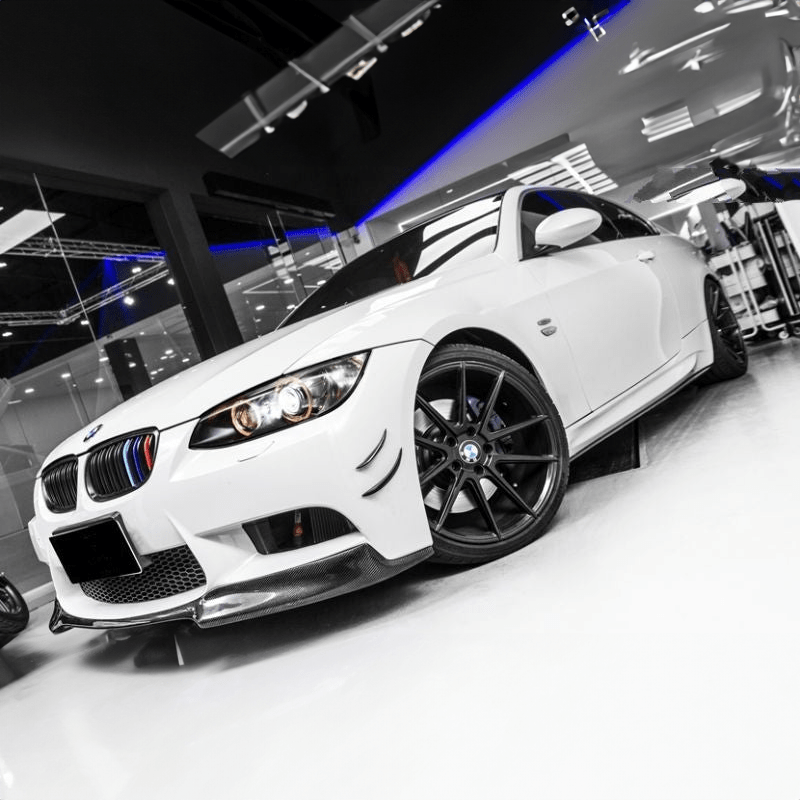 BMW/Audi Universal Carbon Fibre Front Bumper Canards - Twenty Two Tuning Front Canards/Bumper Inserts