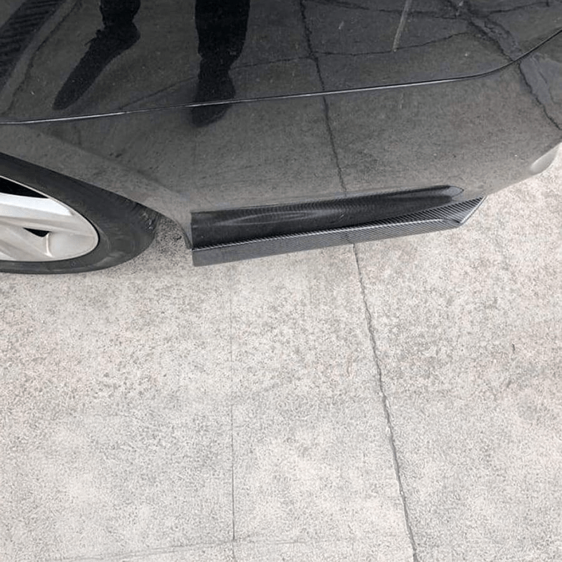 BMW/AUDI Universal Carbon Fibre Rear Bumper Canards - Twenty Two Tuning Rear Canards