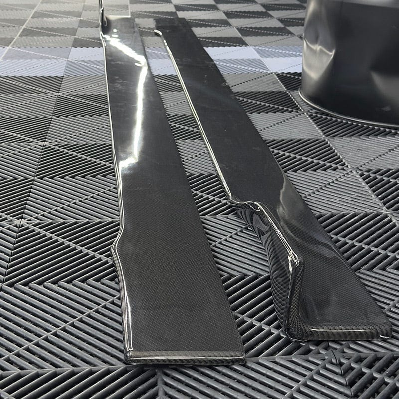 BMW/AUDI Universal Carbon Fibre Side Skirts - Twenty Two Tuning Side Skirts