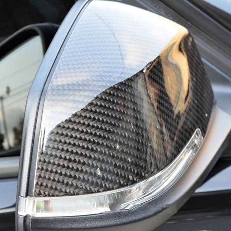 BMW F20 F30 F32 F87 M2 1 2 3 4シリーズ用カーボンファイバーミラーカバー