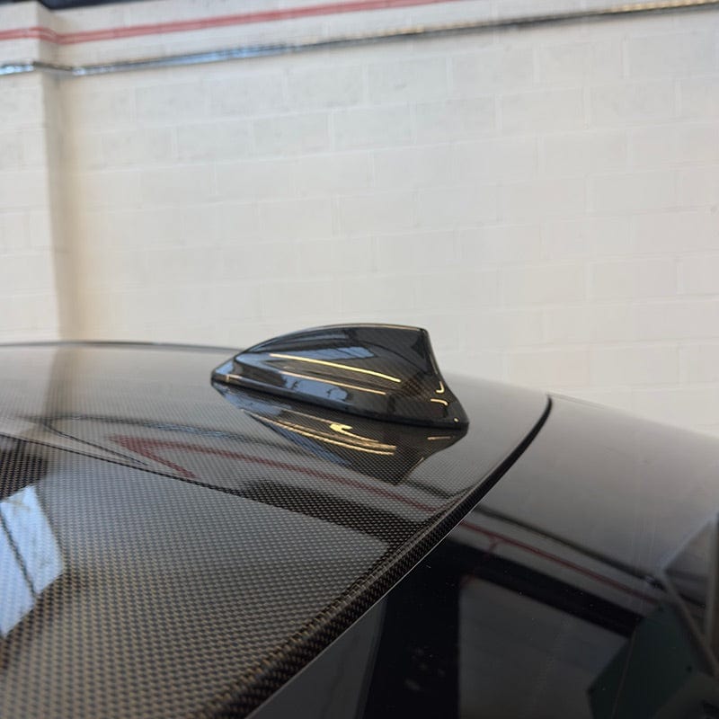 BMW G Series OEM+ Carbon Fiber Shark Fin Antenna Overlay Trim - Twenty Two Tuning Antenna Cover