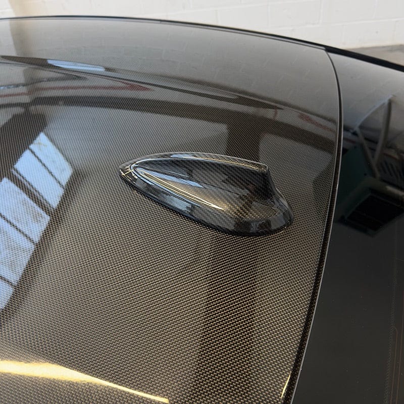 BMW G Series OEM+ Carbon Fiber Shark Fin Antenna Overlay Trim - Twenty Two Tuning Antenna Cover