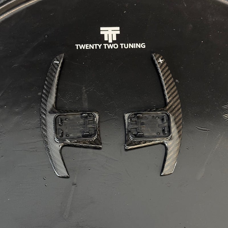 BMW G Series Replacement Carbon Fibre Paddle Shifters - Twenty Two Tuning Interior Parts & Accessories