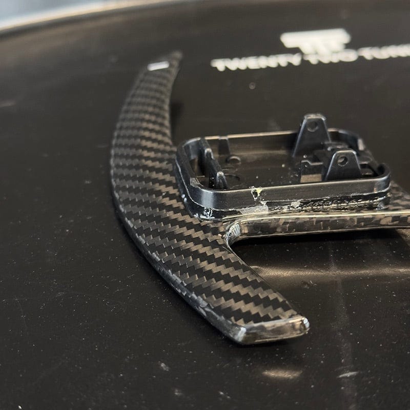 BMW G Series Replacement Carbon Fibre Paddle Shifters - Twenty Two Tuning Interior Parts & Accessories