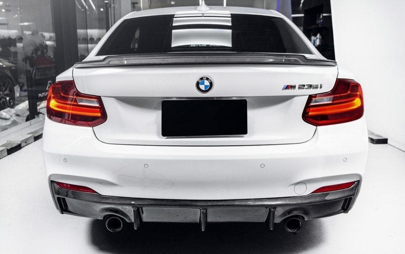 BMW M2 (F87) Exotics Style Carbon Fibre Rear Spoiler - Twenty Two Tuning Rear Spoiler