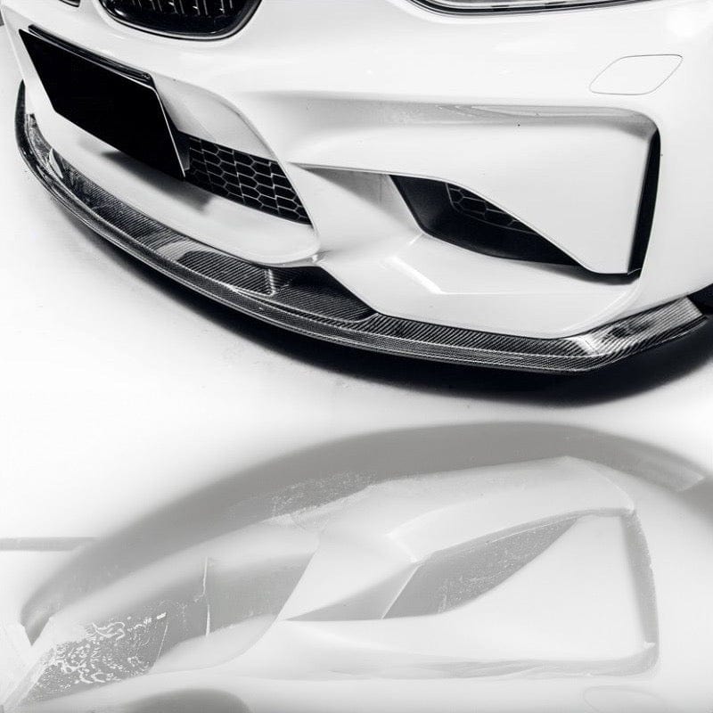 BMW M2 (F87) MTC Style Carbon Fibre Front Lip Spoiler - Twenty Two Tuning Front Lip