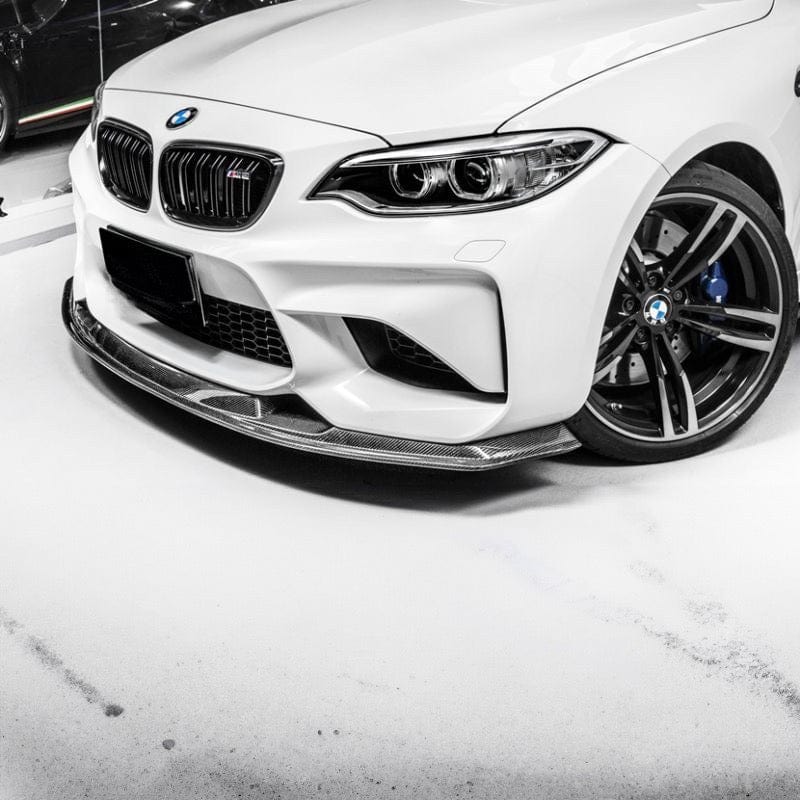 BMW M2 (F87) MTC Style Carbon Fibre Front Lip Spoiler - Twenty Two Tuning Front Lip