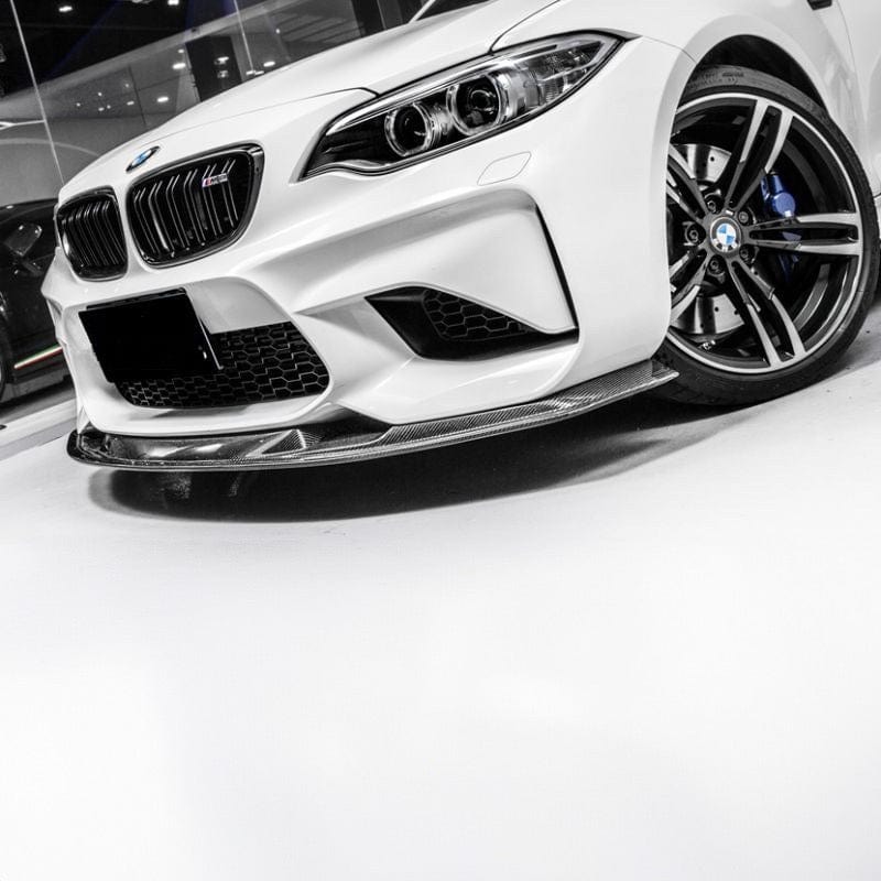 BMW M2 (F87) MTC Style Carbon Fibre Front Lip Spoiler - Twenty Two Tuning Front Lip