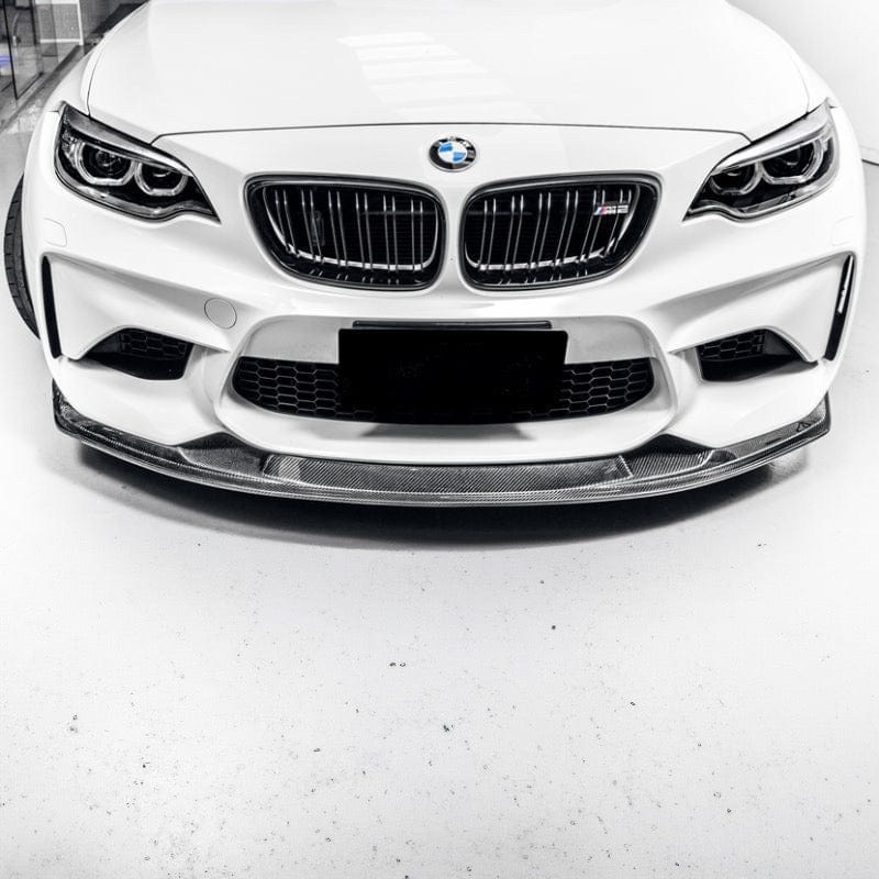 BMW M2 (F87) MTC Style Carbon Fibre Front Lip Spoiler - Twenty Two Tuning Front Lip