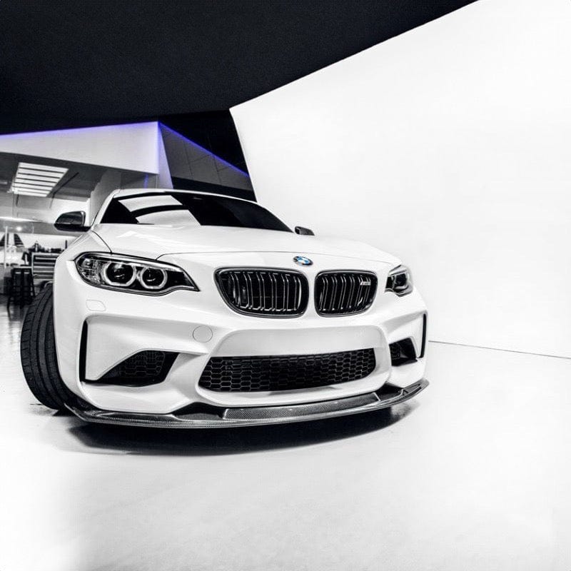 BMW M2 (F87) MTC Style Carbon Fibre Front Lip Spoiler - Twenty Two Tuning Front Lip