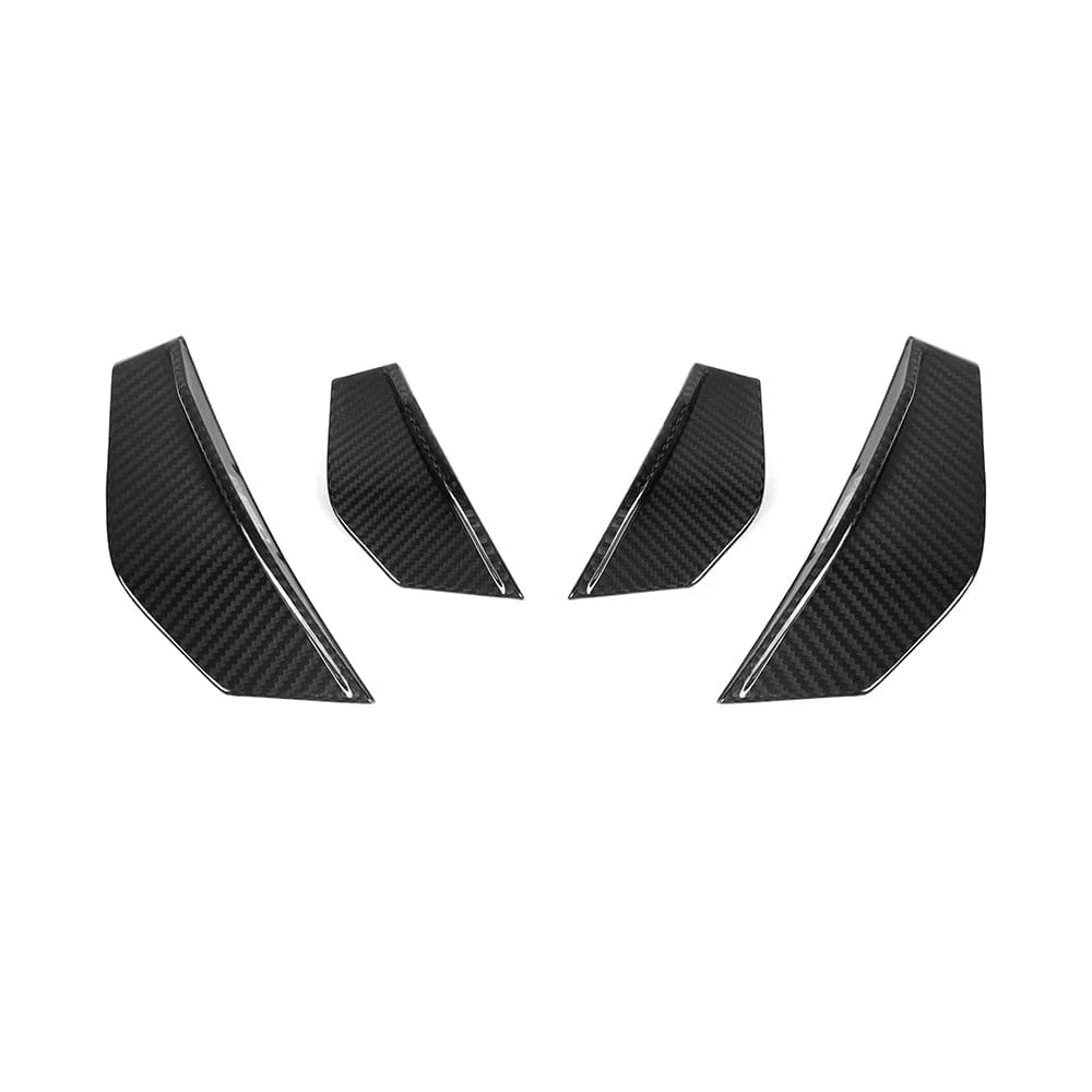 BMW M2 (F87) SOOQOO Carbon Fiber Front Bumper Side Canards - SOOQOO Official Front Canards/Bumper Inserts