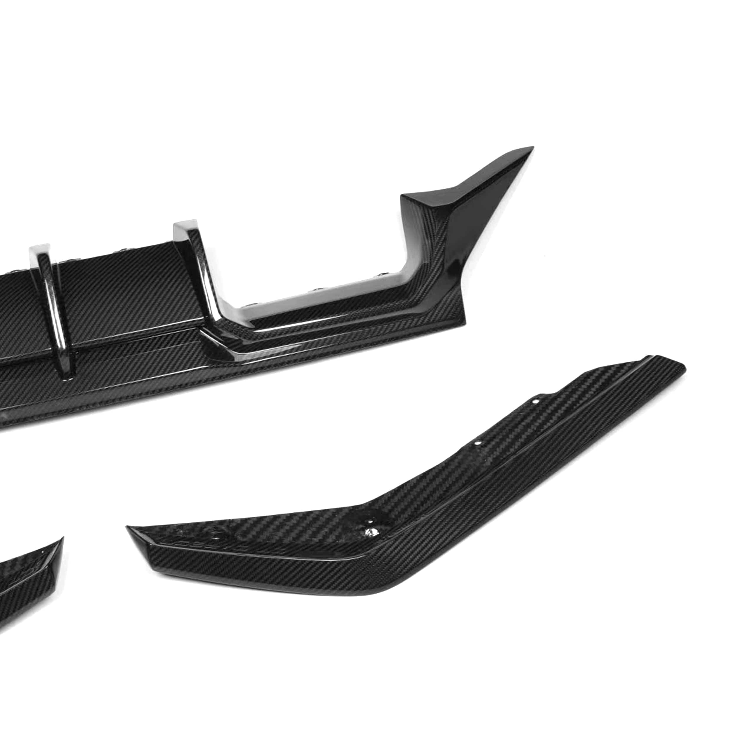 BMW M2 (G87) CT Design V1 Style Carbon Fiber Rear Diffuser & Canards - Twenty Two Tuning Rear Diffuser