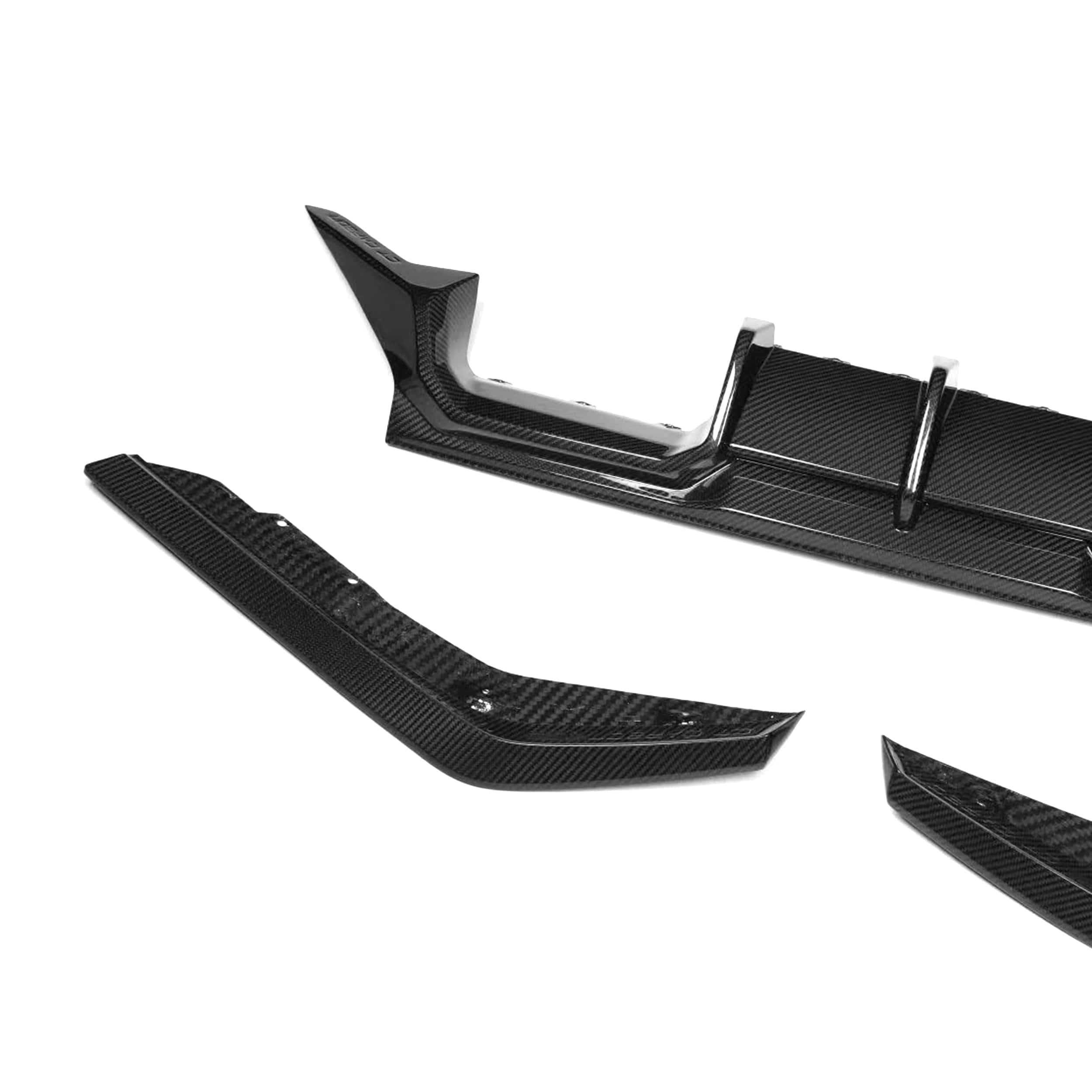 BMW M2 (G87) CT Design V1 Style Carbon Fiber Rear Diffuser & Canards - Twenty Two Tuning Rear Diffuser