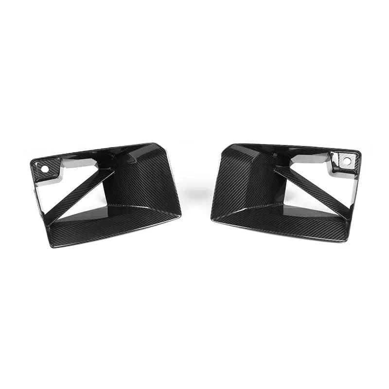 BMW M2 (G87) M Performance Style Carbon Fibre Front Vent Intakes - Twenty Two Tuning Front Canards/Bumper Inserts