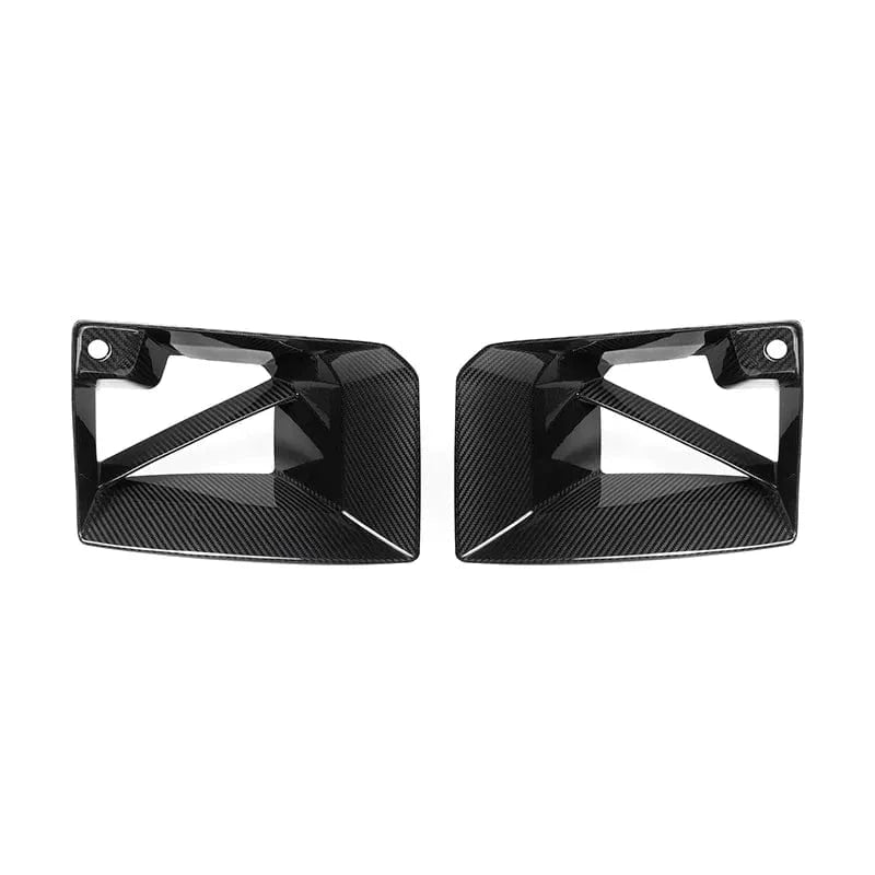 BMW M2 (G87) M Performance Style Carbon Fibre Front Vent Intakes - Twenty Two Tuning Front Canards/Bumper Inserts