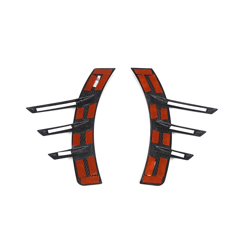 BMW M2 (G87) M Performance Style Carbon Fibre Rear Bumper Canards - Twenty Two Tuning Rear Canards