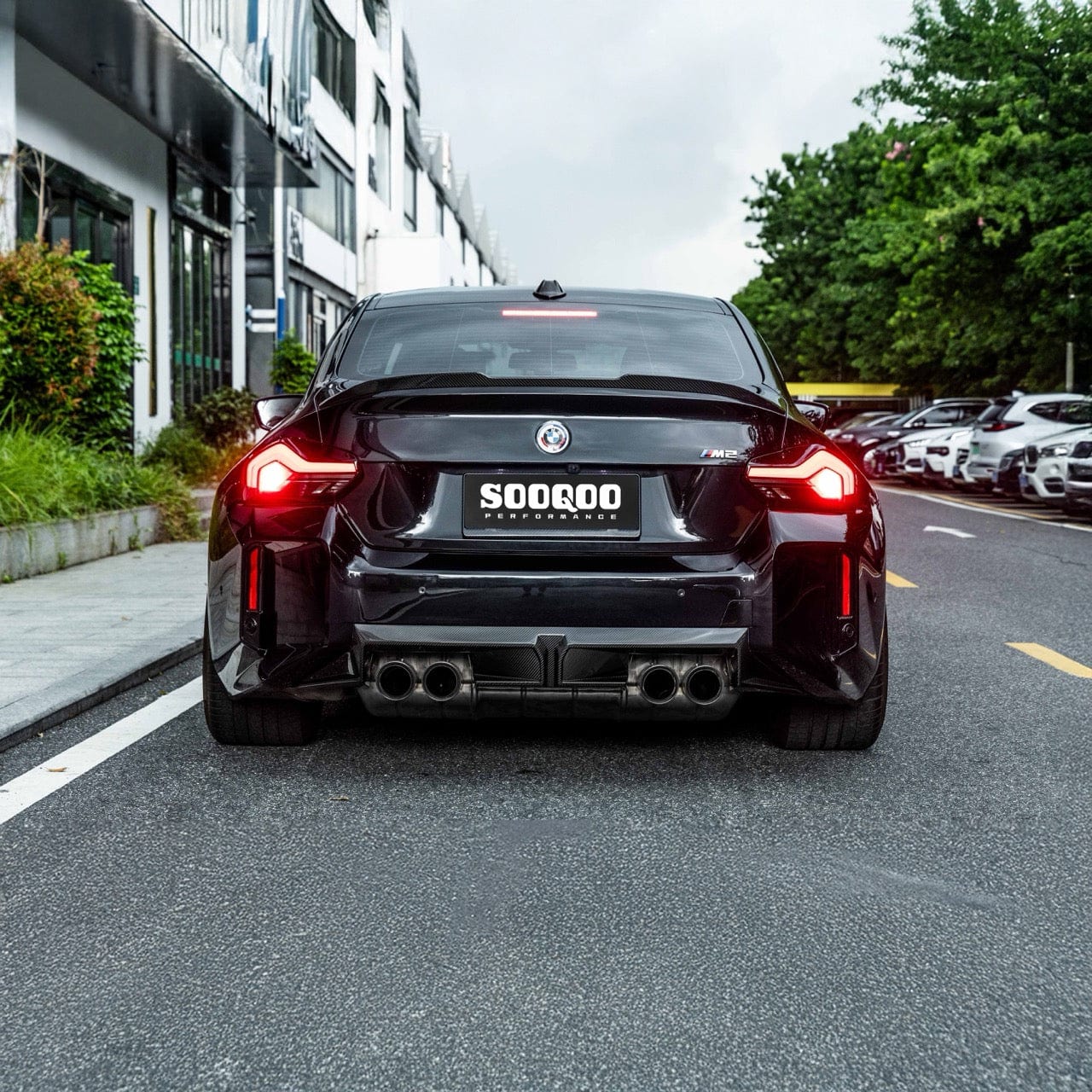 BMW M2 (G87) SOOQOO CS Style Carbon Fiber Rear Diffuser - SOOQOO Official Rear Diffuser