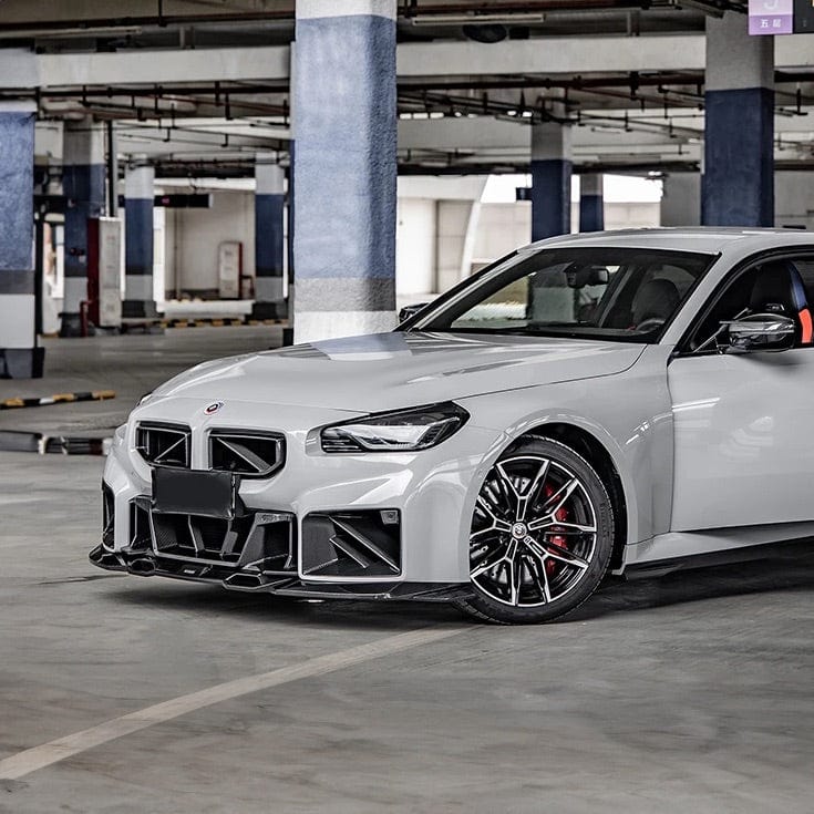 BMW M2 (G87) SOOQOO Gen 2. Carbon Fibre Front Lip Spoiler - SOOQOO Front Lip