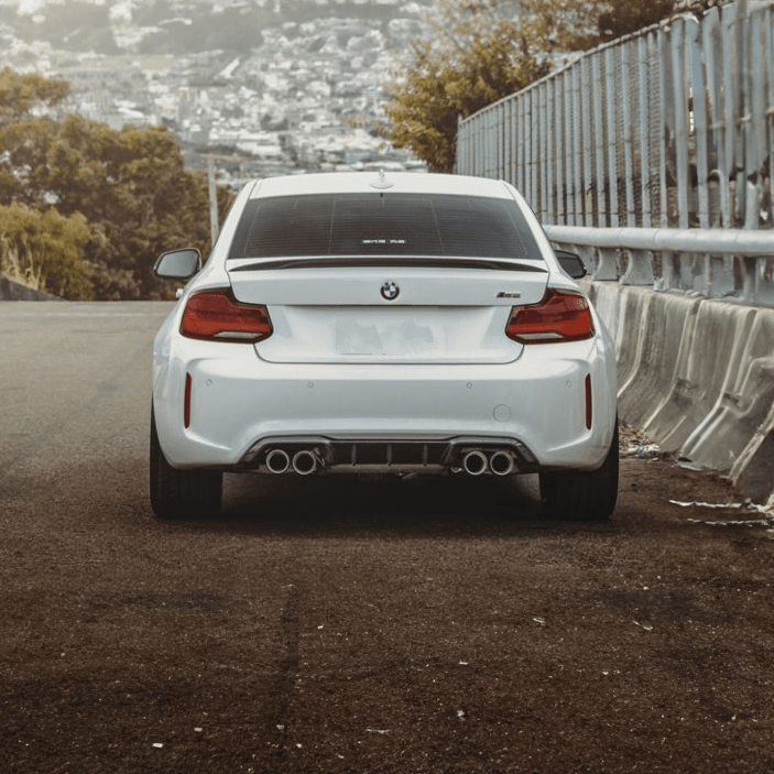 BMW M2/M2C (F87) M Performance Style Carbon Fibre Rear Diffuser - Twenty Two Tuning Rear Diffuser