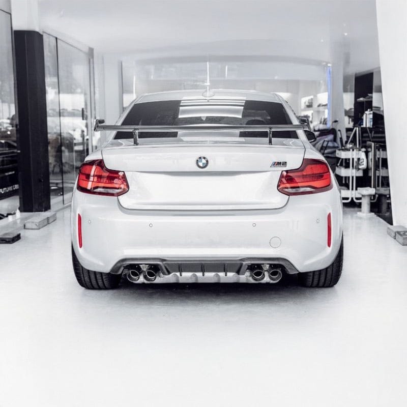 BMW M2/M2C (F87) M Performance Throughflow Style Carbon Fiber Rear Trunk Spoiler - Twenty Two Tuning Rear Spoiler