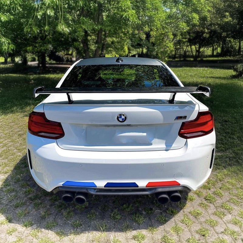BMW M2/M2C (F87) M Performance Throughflow Style Carbon Fiber Rear Trunk Spoiler - Twenty Two Tuning Rear Spoiler