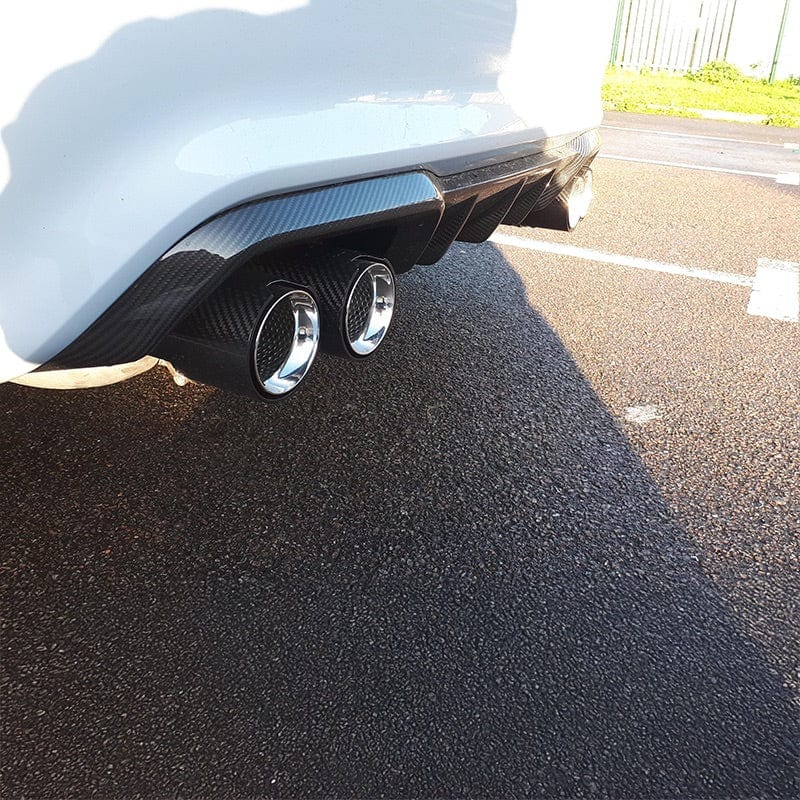 BMW M2/M2C (F87) OEM M Performance Style Carbon Fibre Exhaust Tips - Twenty Two Tuning Exhaust Tips