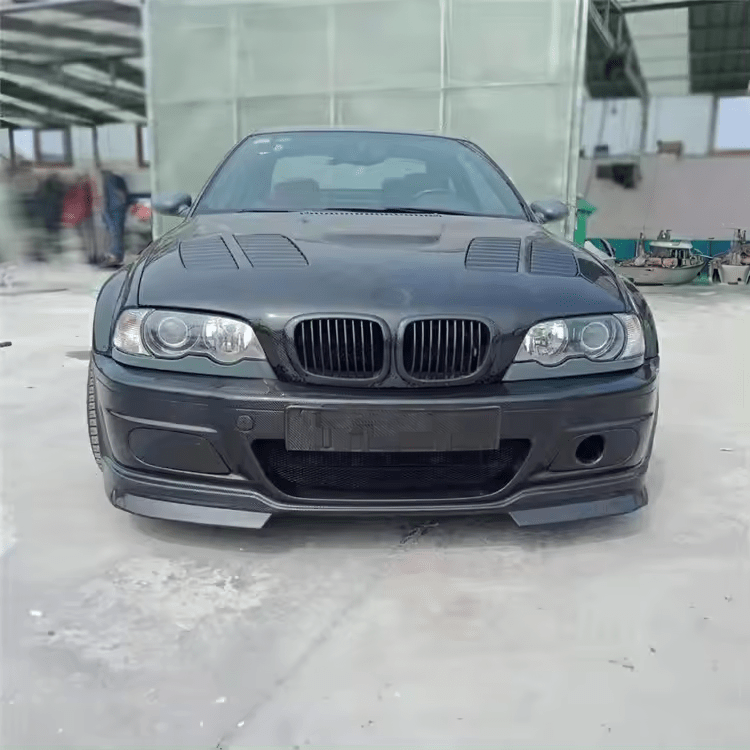 BMW M3 (E46) OEM+ Style Carbon Fibre Front Bumper - Twenty Two Tuning Front Bumper Complete