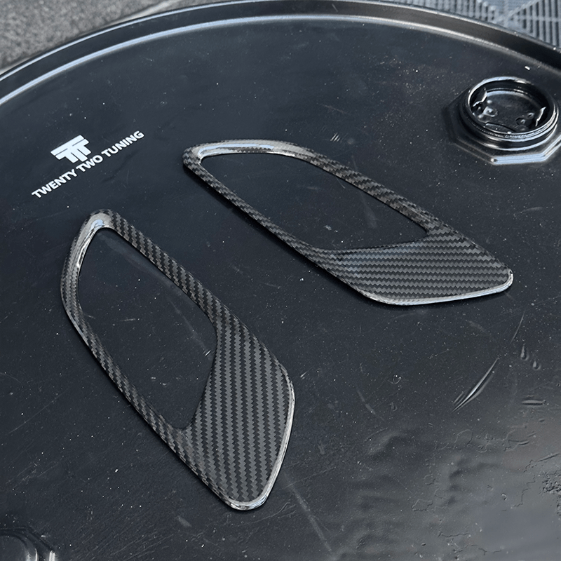 BMW M3 (E90/E92/E93) OEM+ Carbon Fibre Hood Bonnet Vent Trims - Twenty Two Tuning Hood/Bonnet Vents