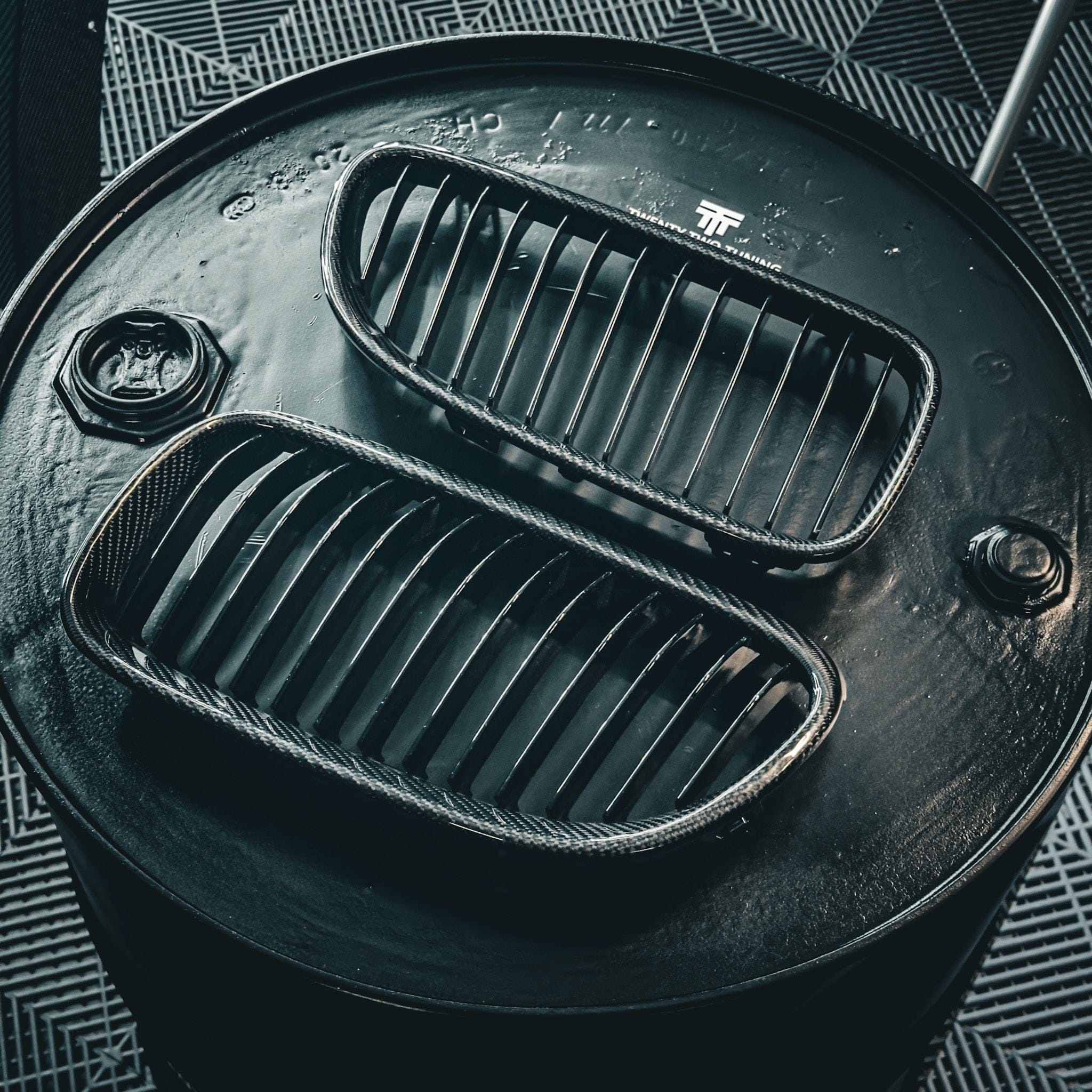 BMW M3 (E90/E92/E93) OEM Style Carbon Fibre Front Grilles - Twenty Two Tuning Front Grille