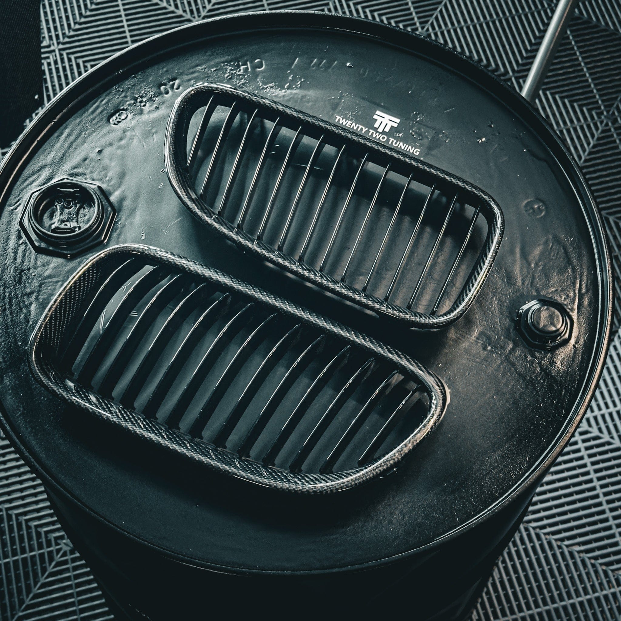 BMW M3 (E90/E92/E93) OEM Style Carbon Fibre Front Grilles - Twenty Two Tuning Front Grille