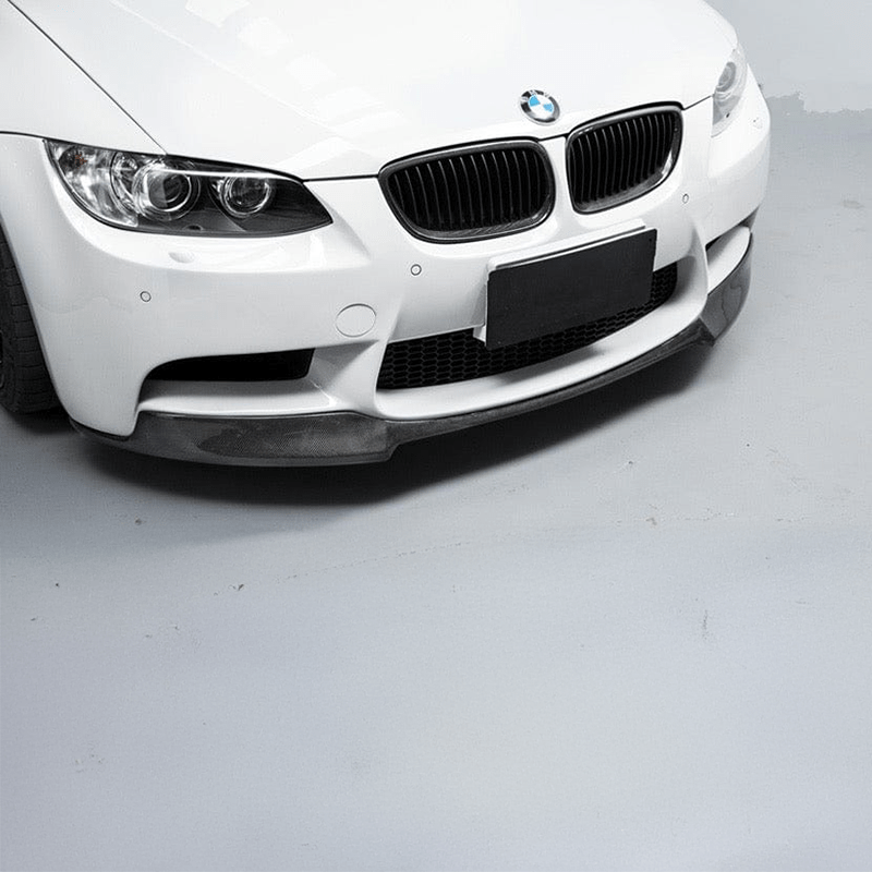 BMW M3 (E90/E92/E93) Vorsteiner Style Carbon Fiber Front Lip Spoiler - Twenty Two Tuning Front Lip